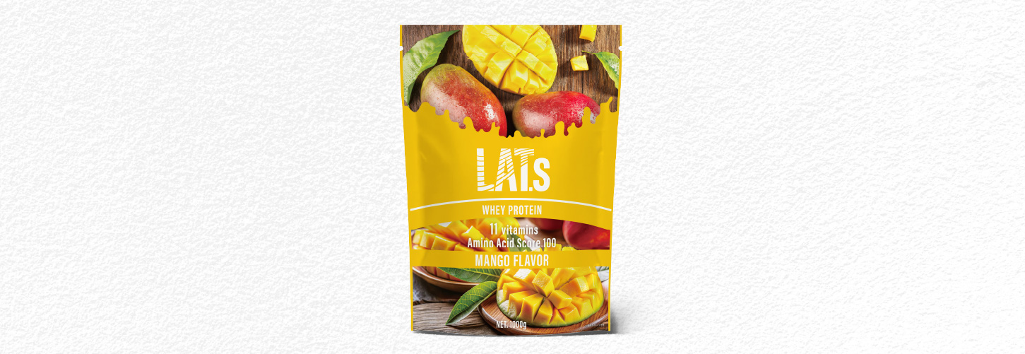 LAT.s by MY ROUTINE ラット ホエイプロテイン マンゴー風味 1kg
