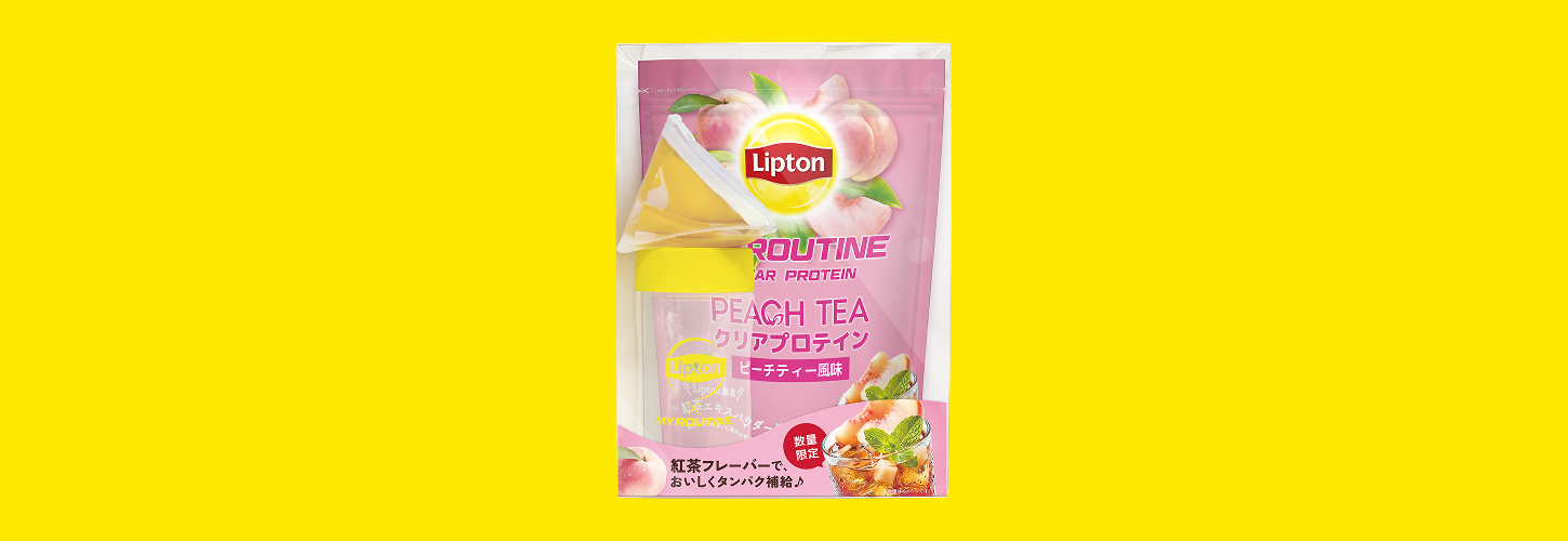 Lipton PEACH TEA ピーチティー風味 コラボレーションセット - MY